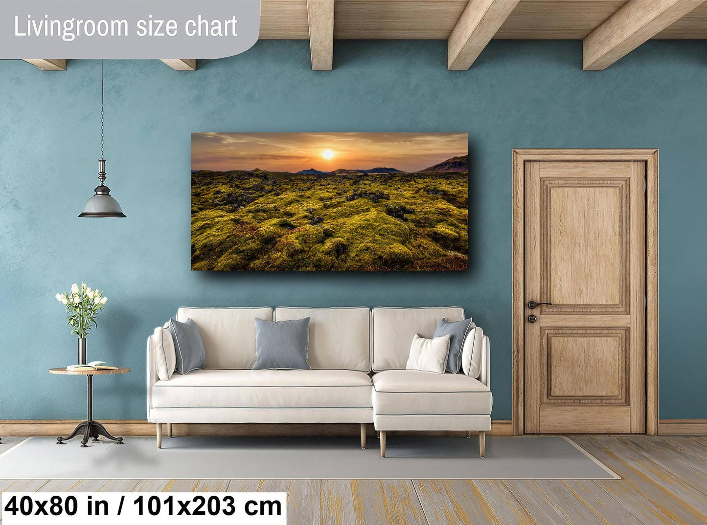 Iceland moss photo, volcanic moss art, lava field print, Iceland landscape, golden hour moss, lava rock photo, nature wall art, Iceland travel art, soft green moss, sunset landscape, unique nature photo, Nordic decor print, mossy terrain photo