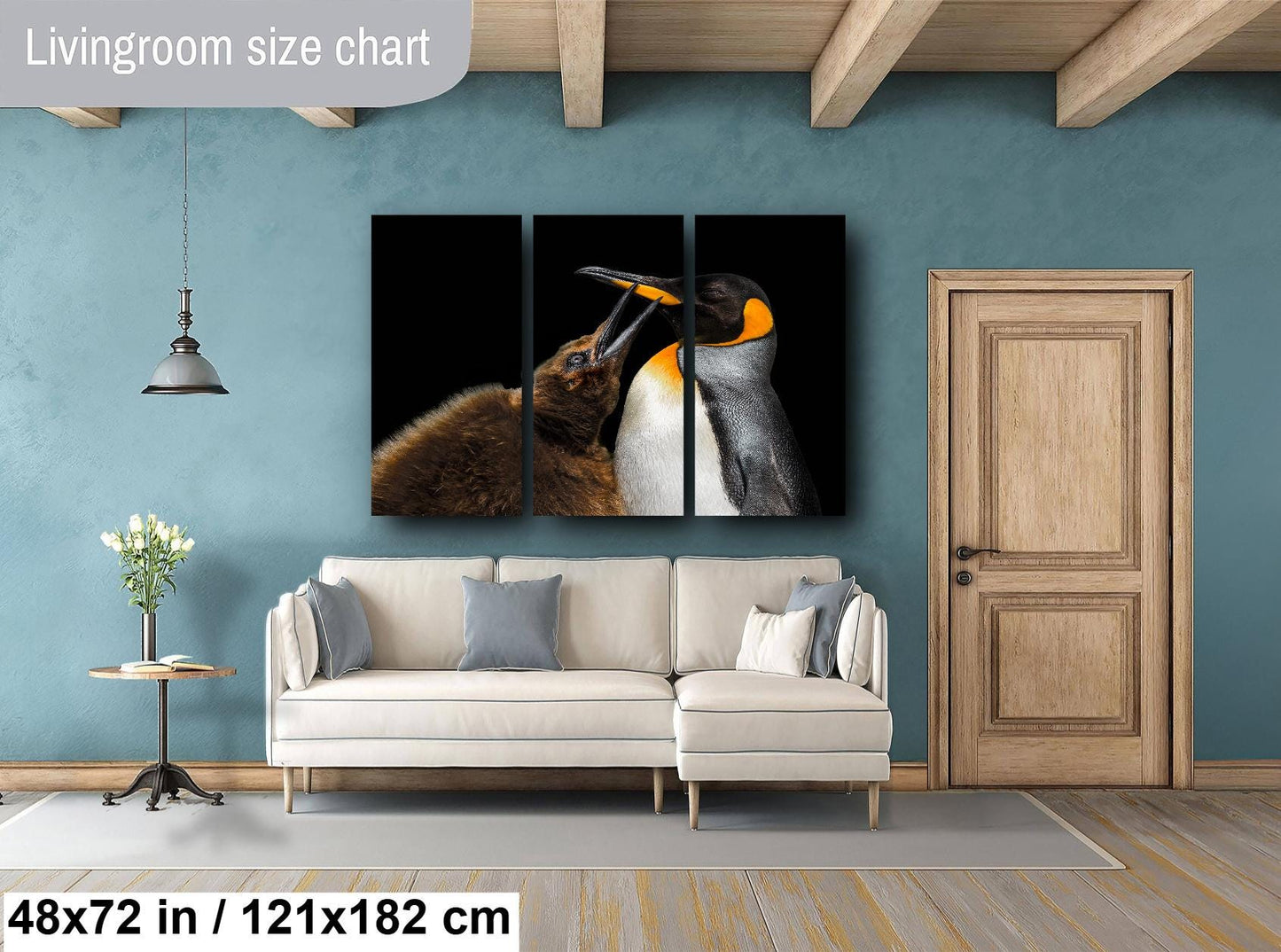 penguin photography, king penguin photo, wildlife art print, penguin mother chick, antarctica fine art, falkland island print, wildlife wall decor, penguin beak touch, ocean wildlife print, black and white bird, wildlife mother love, penguin transformation, bird lover art