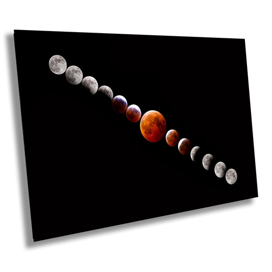 blood moon eclipse, lunar eclipse print, full moon photography, night sky wall art, astrophotography decor, celestial home decor, total lunar eclipse, rare moon photo, eclipse timeline print, astronomy lovers gift, red moon wall art, space photography print, moon phase poster