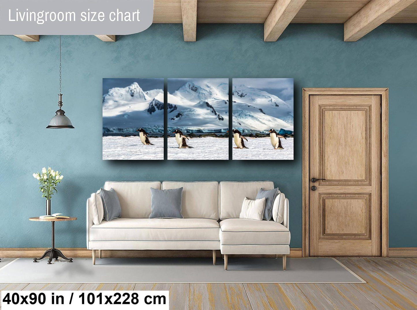 antarctica penguin photo, antarctic landscape art, glacier photography print, penguins wall art, wildlife photography decor, antarctica travel print, icy mountain landscape, snowy wildlife art, beatles inspired photo, antarctica expedition art, penguins walking print, frozen nature print, majestic ice scenery