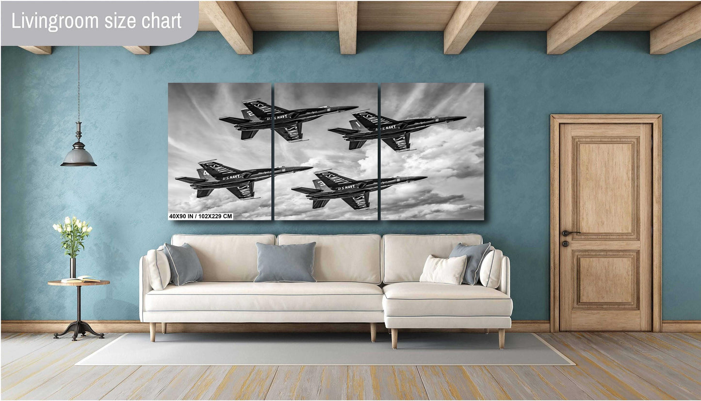 Blue Angels wall art, F18 jet black white, Toronto airshow print, aviation photography decor, military jet fine art, CNE airshow photo, dynamic jet photo, supersonic flight art, fighter jet wall decor, airshow performance photo, jet formation artwork