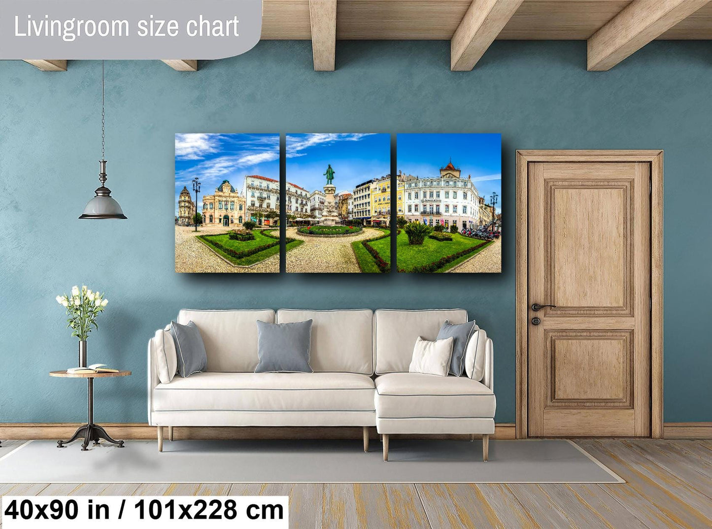 Coimbra Portugal print, Coimbra panoramic photo, Portugal cityscape art, Portugal town, Coimbra travel art, old town photography, Portuguese street photo, panoramic city print, fine art, Coimbra main square, European cityscape decor