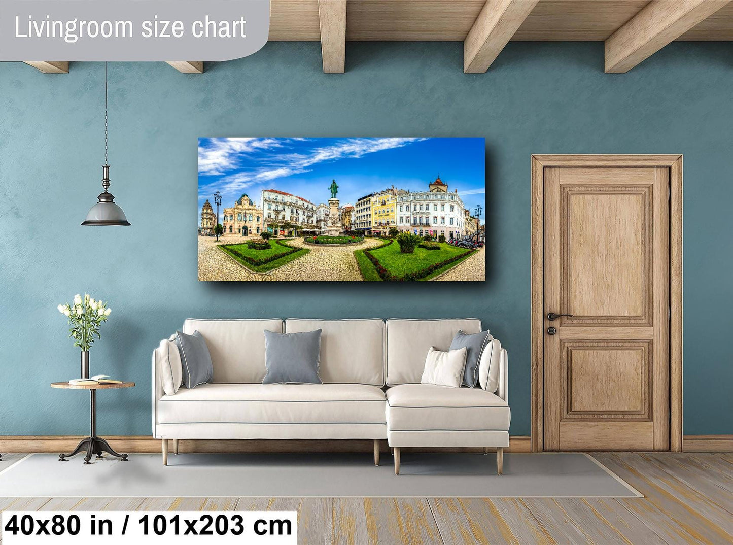 Coimbra Portugal print, Coimbra panoramic photo, Portugal cityscape art, Portugal town, Coimbra travel art, old town photography, Portuguese street photo, panoramic city print, fine art, Coimbra main square, European cityscape decor