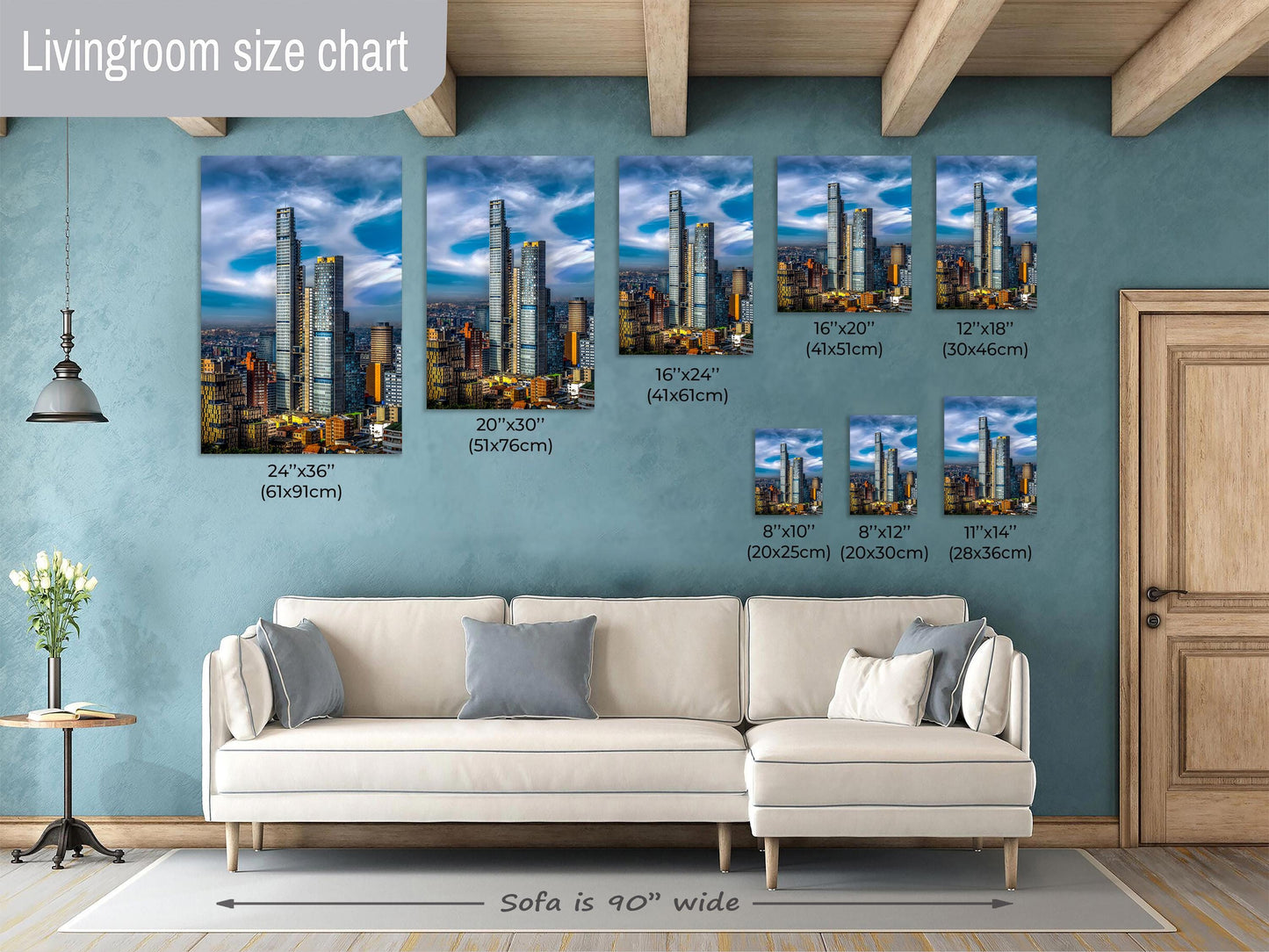 Bogota cityscape, Colombia skyline, BD Bacatá Tower photo, modern Bogota print, urban skyline art, Bogota wall art, BD Bacatá close-up, urban architecture photo, Bogota downtown print, Colombia skyscraper image, cityscape photography print