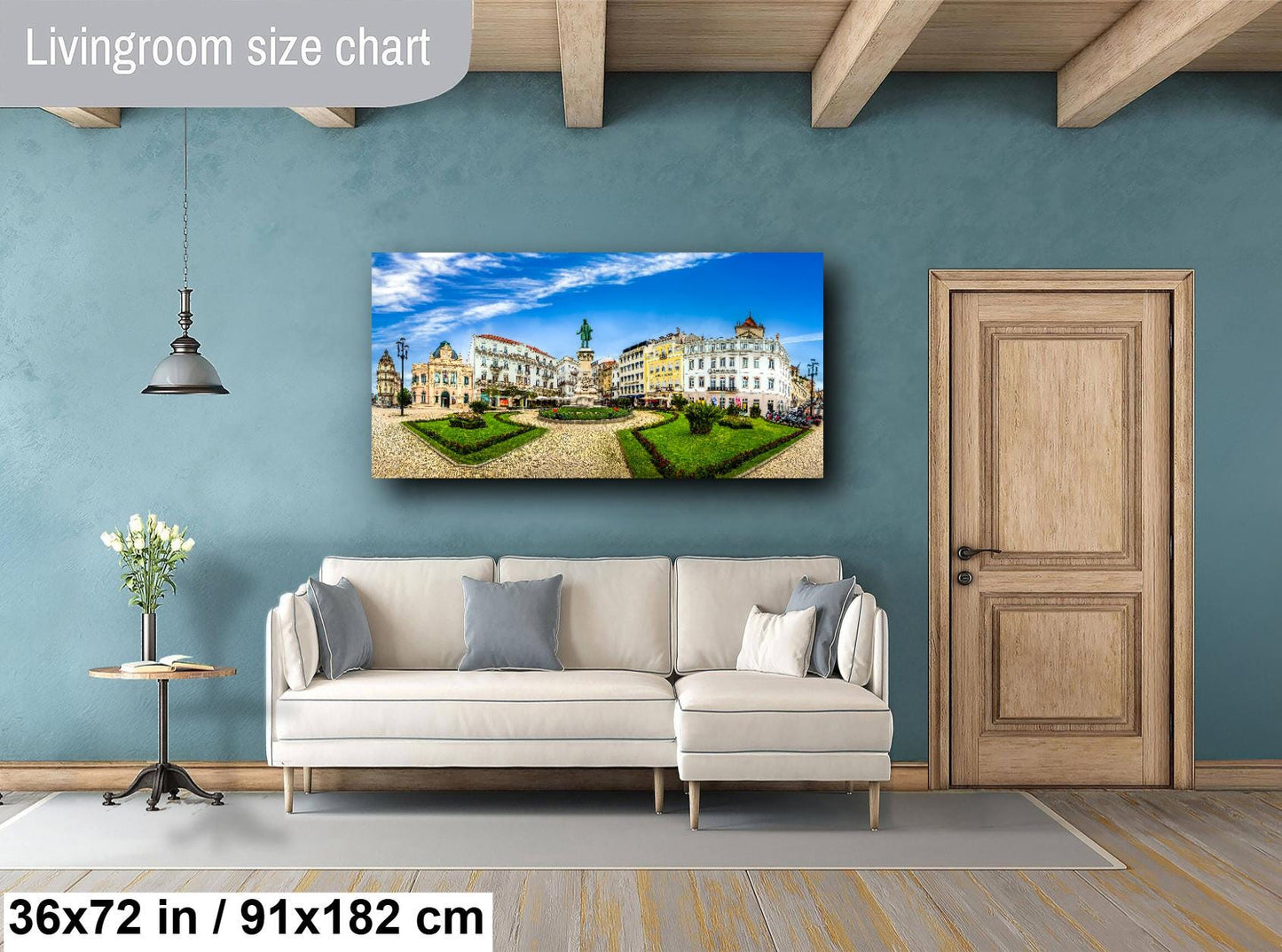 Coimbra Portugal print, Coimbra panoramic photo, Portugal cityscape art, Portugal town, Coimbra travel art, old town photography, Portuguese street photo, panoramic city print, fine art, Coimbra main square, European cityscape decor