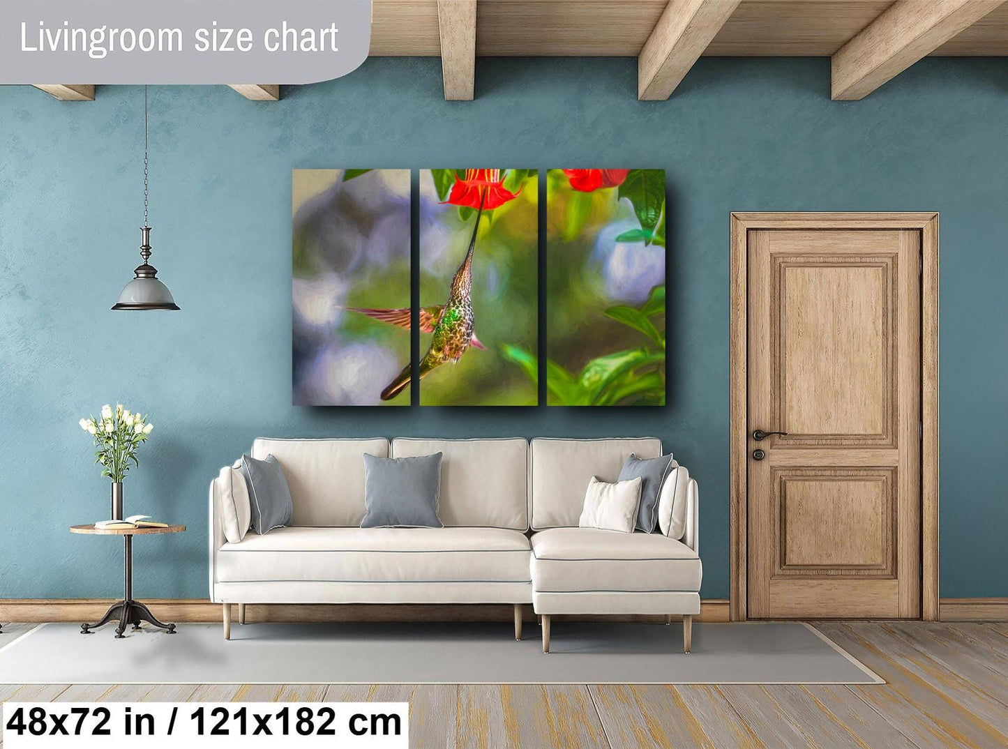 Sword-billed Hummingbird, Exotic Bird Photo, Colombian Wildlife Art, Nature Photography, Hummingbird Wall Art, Tropical Bird Decor, Wildlife Print, Bird Photography Art, Rare Bird Image, Forest Bird Picture, Orange Flower Photo, Fine Art Bird Print