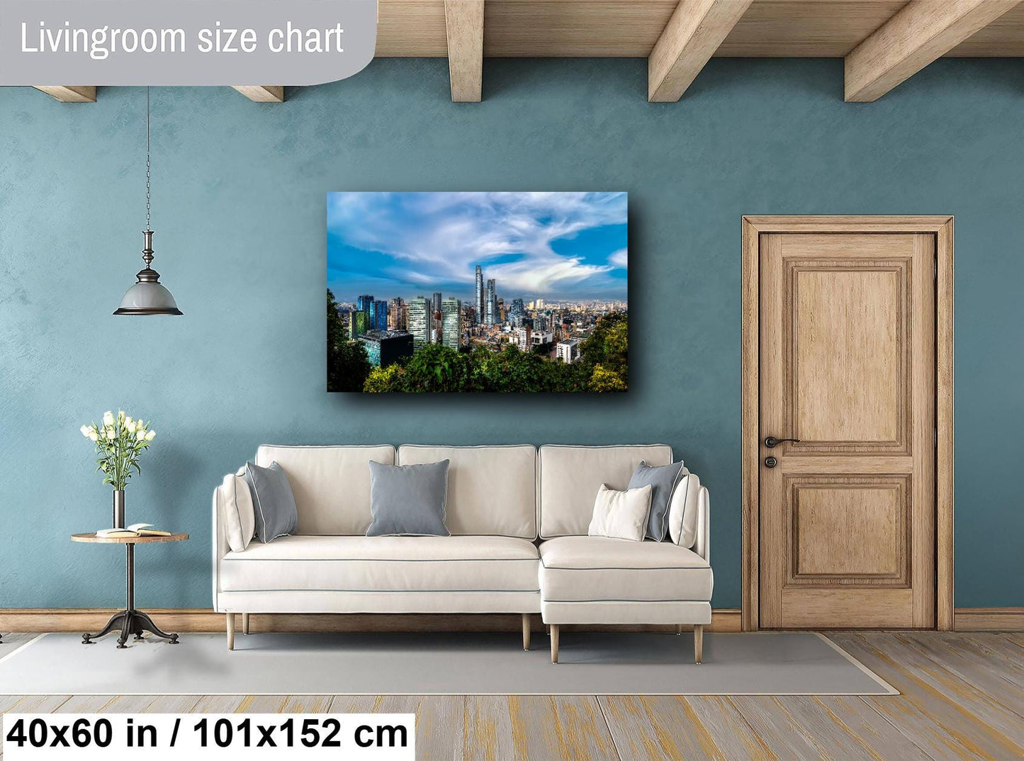 Bogota skyline print, Bogota morning view, Monserrate cable car, BD Bacata tower image, Bogota downtown art, Colombia cityscape photo, modern city photo, South America skyline, Bogota travel art, Colombian urban landscape, Bogota photography print
