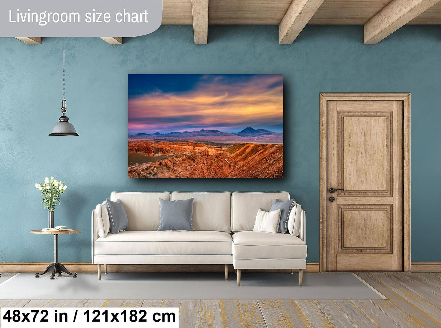 Atacama desert print, Chile landscape photo, volcanic landscape art, sunset desert photography, travel photography wall art, red rock mountains print, dramatic sky photography, nature photography print, high desert decor, South America wall art, golden hour landscape, mountain range photography, epic landscape print