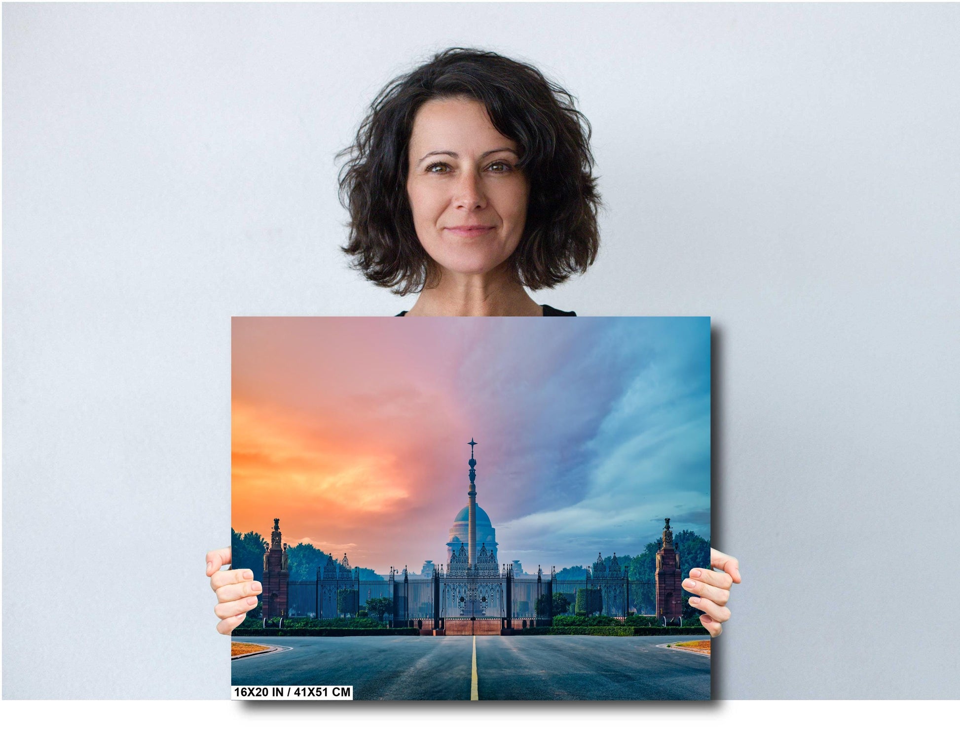 Indian palace photo, Rashtrapati Bhavan art, India travel print, New Delhi photography, sunrise architecture, golden hour palace, Indian history decor, palace print, heritage India art, domed building wall art, , India fine art, majestic India