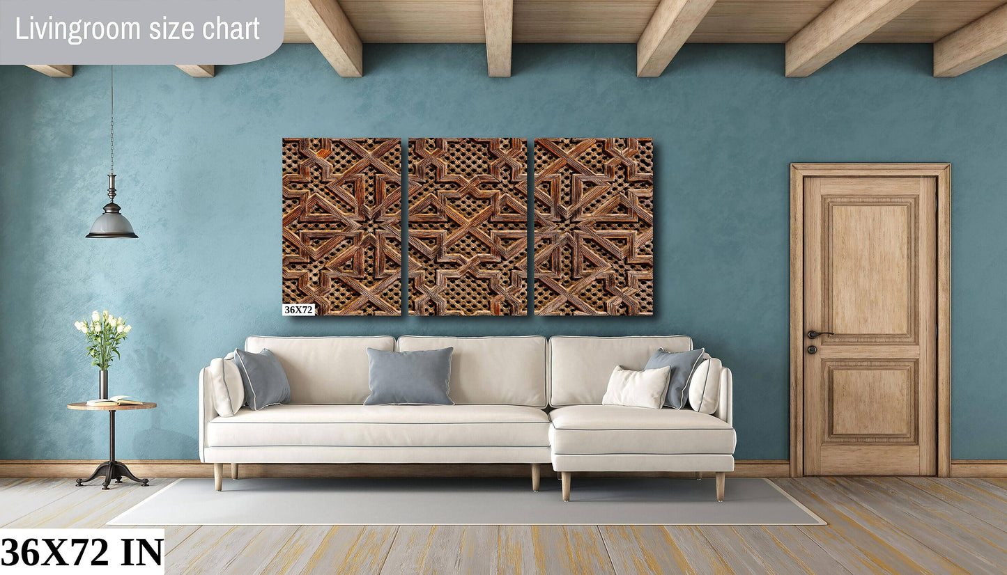 Moroccan Door Photo, Lattice Art, Print, Geometric Pattern Decor, Doorway Art, Intricate Wooden Lattice, Marrakesh Inspired Art, Travel