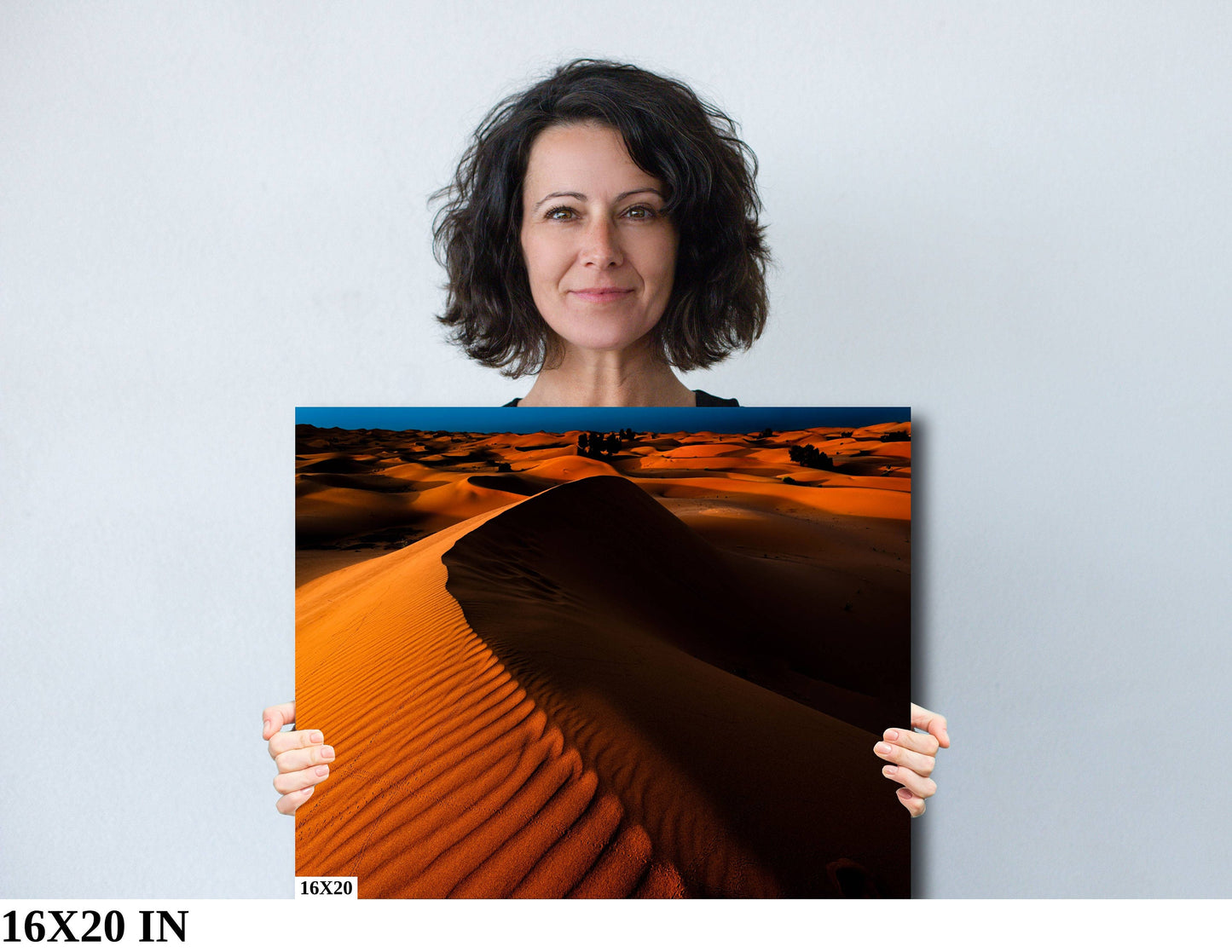 Sahara Desert Landscape, Moroccan Sand Dunes Print, Dramatic Desert Sunrise, Nature Photography, Travel Wall Decor, Desert Wall Art