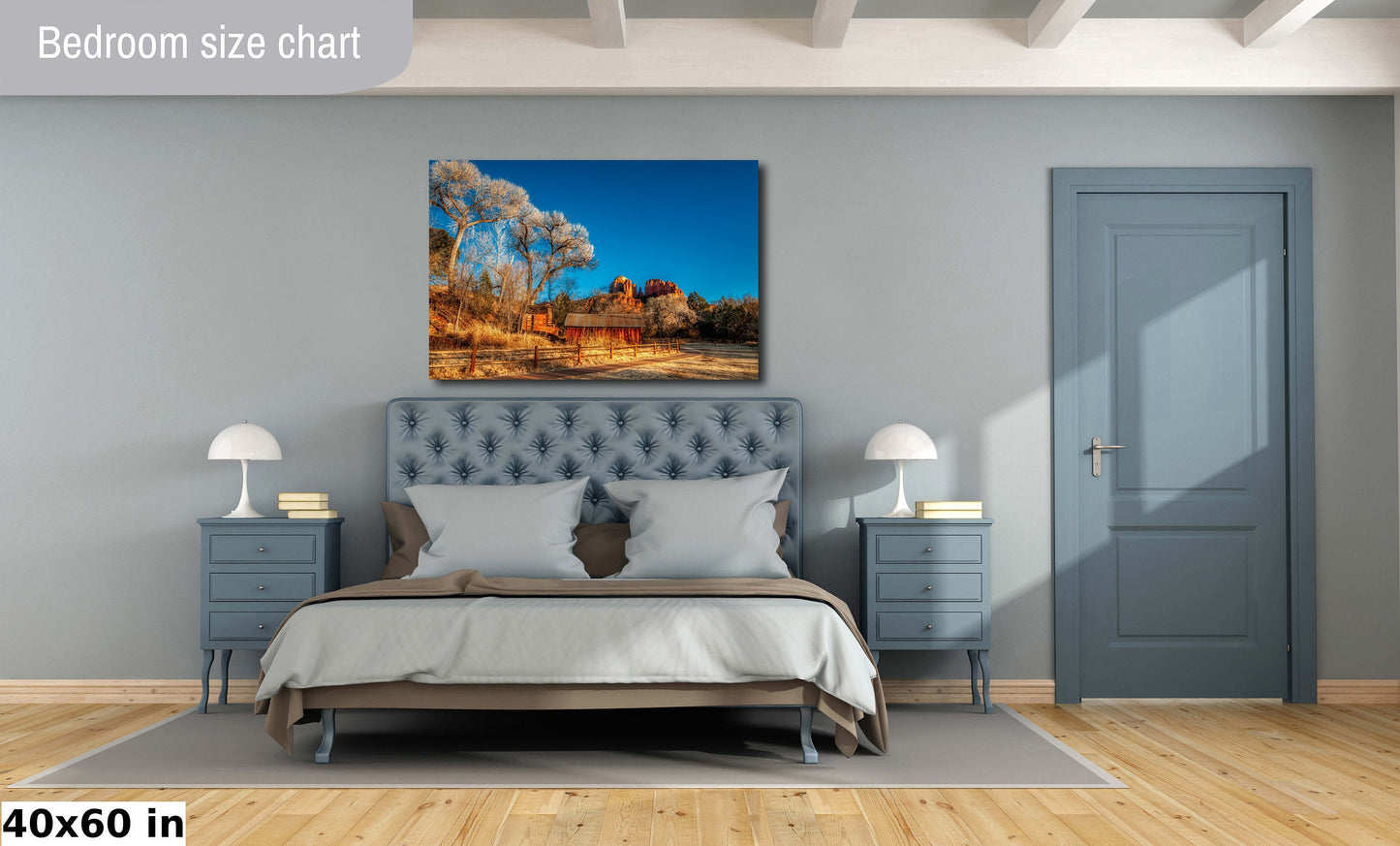 Sedona Cathedral Rock, Arizona Wall Art Canvas Print, Sonoran scenic landscape, Old Mill, home art decor, wall decor, nature art