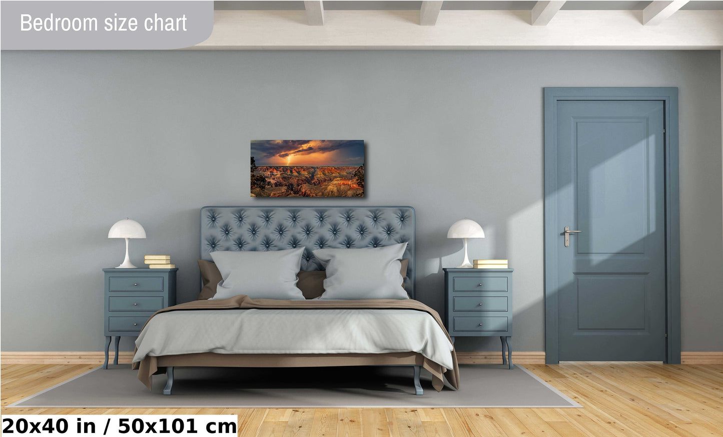 Grand Canyon Lightning, Arizona Art, Red Rock Artwork, Gift, Vibrant Sunset Landscape, Nature Photography Print, Canvas, Metal, Acrylic