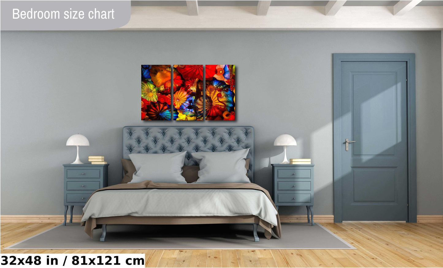 Color Glass Flowers Print, Chihuly Glass Wall Art, Home Decoration, House Warming Gift, Interior Design Ideas, Abstract Art, Urban Art