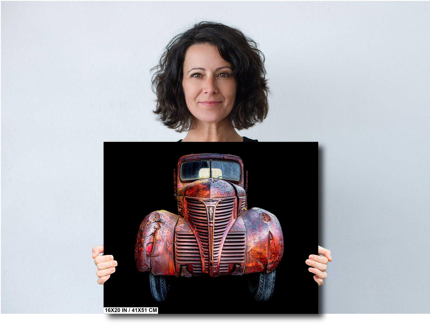 rusty truck photo, industrial art, vintage truck decor, Toronto art print, urban decay photo, textured metal art, antique truck print, photography, Distillery District, Balzac's Coffee truck, weathered truck art, art from rust, rustic wall decor