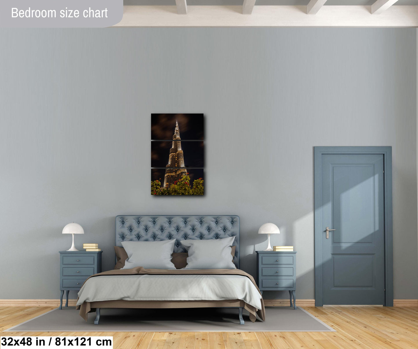 Architecture Photography on Canvas, Burj Khalifa Photo, Dubai Tower, Architecture Photo Art, Dubai Photography, Canvas Wall Art