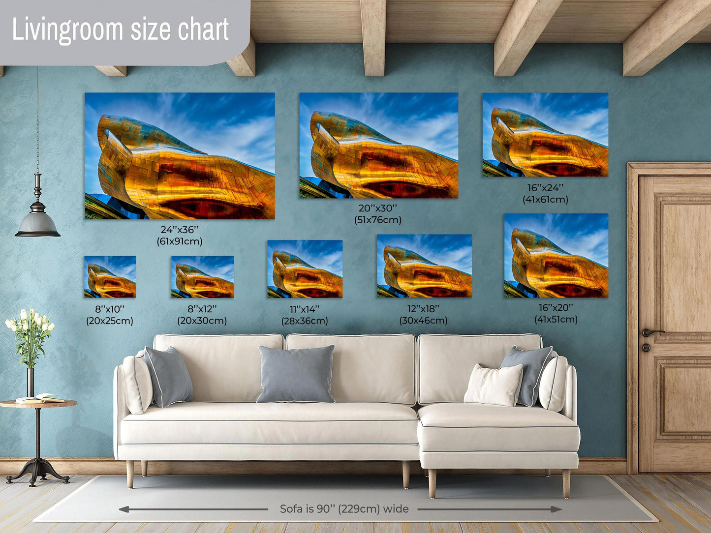 Seattle Skyline Canvas, Pop Culture Museum, Photo Art, Canvas Print, Home Decor, Canvas Wall Art, Fine Art Photography, Architecture