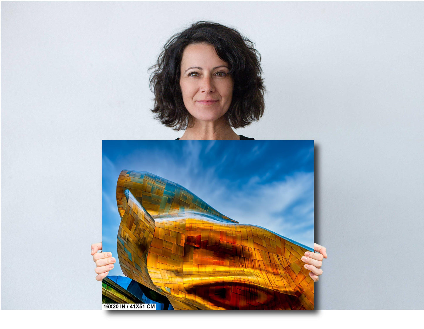 Seattle Skyline Canvas, Pop Culture Museum, Photo Art, Canvas Print, Home Decor, Canvas Wall Art, Fine Art Photography, Architecture