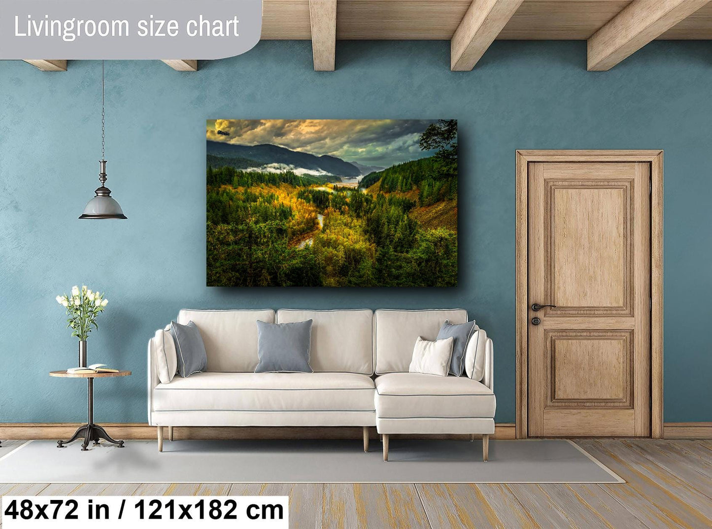 Brandywine, Daisy Lake, autumn landscape art, Canadian nature photo, mountain view art, fall foliage wall art, Whistler photography, golden forest scene, nature-inspired decor, serene valley artwork, lake and mountains art, colorful autumn scenery