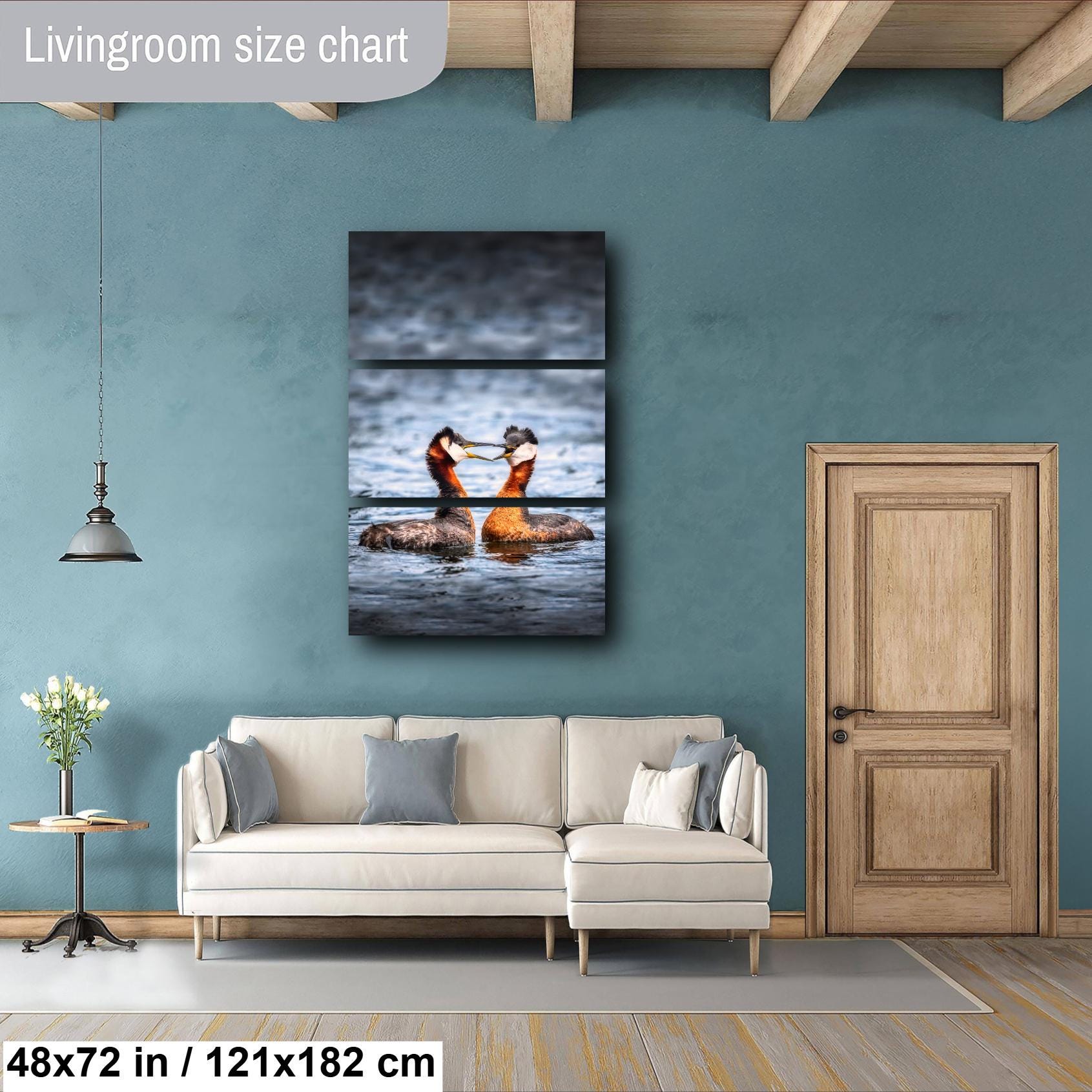 wildlife photography print, red-throated grebes art, Toronto bird print, Humber Bay Shores photo, bird couple artwork, romantic bird print, nature lovers gift, birdwatching decor, seasonal wildlife photography, spring love art, Canadian wildlife print, love in nature, bird art for home