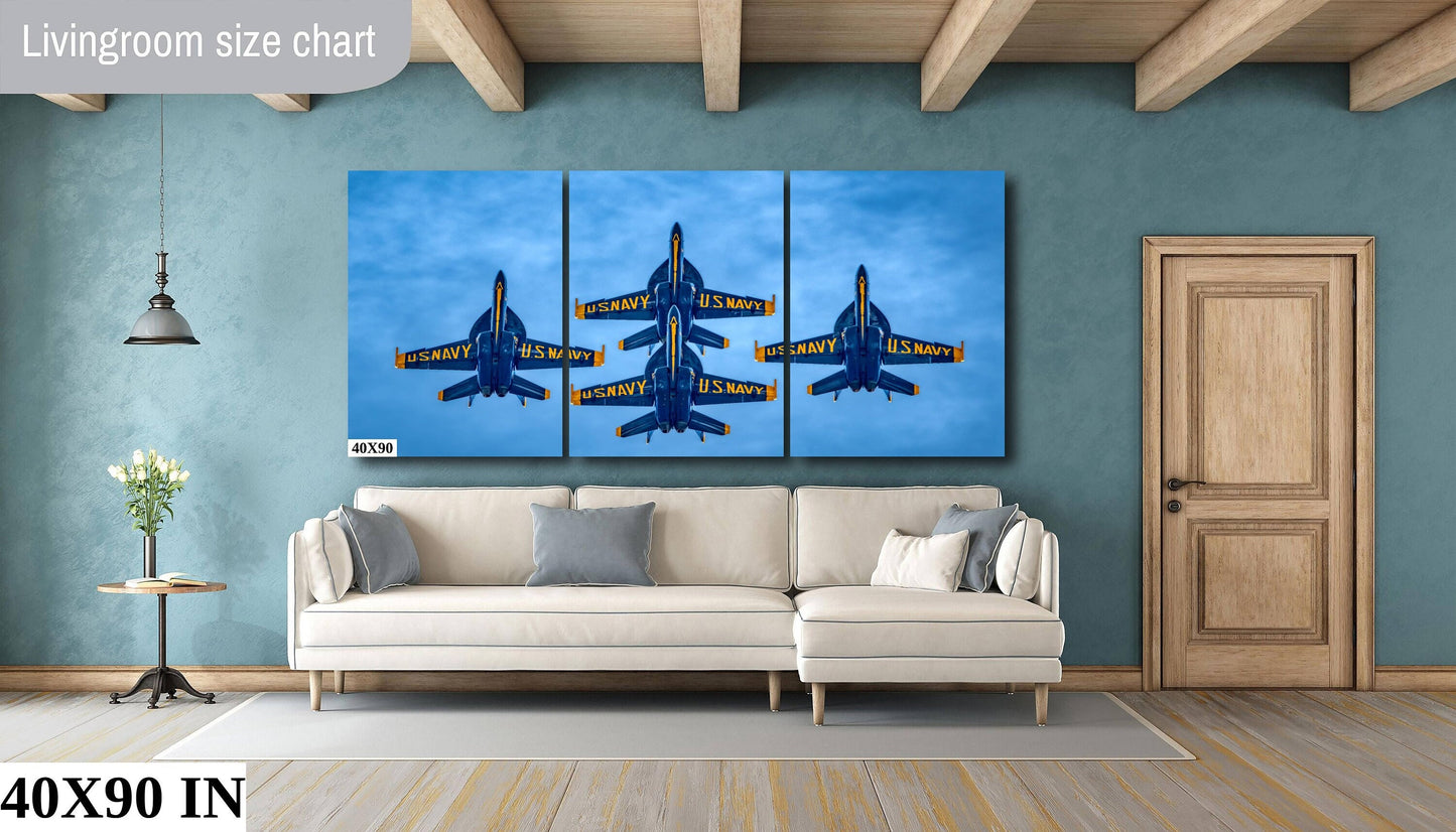 Blue Angels Planes, Airshow, Jets, Photo Art, Pilots, Plane Photography, Canvas Wall Art, Aviation Art