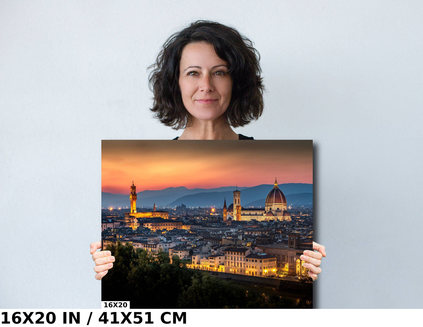 Florence Italy Canvas Art, Duomo Florence Photo, Gift, Vibrant Sunset Cityscape, Tuscany Souvenir Canvas Print, Italy Travel Art, Italy art