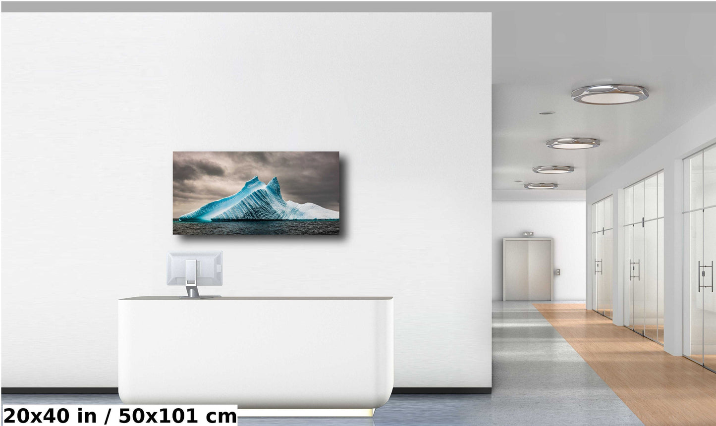 Iceberg Wall Art, Antarctic Photography, Artic Art, Blue Iceberg Print, Ocean Photography, Nature Photography, Ocean, Travel Photography