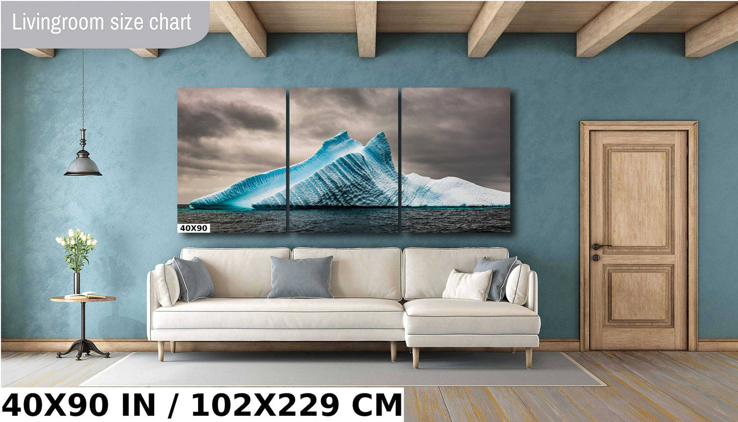 Iceberg Wall Art, Antarctic Photography, Artic Art, Blue Iceberg Print, Ocean Photography, Nature Photography, Ocean, Travel Photography