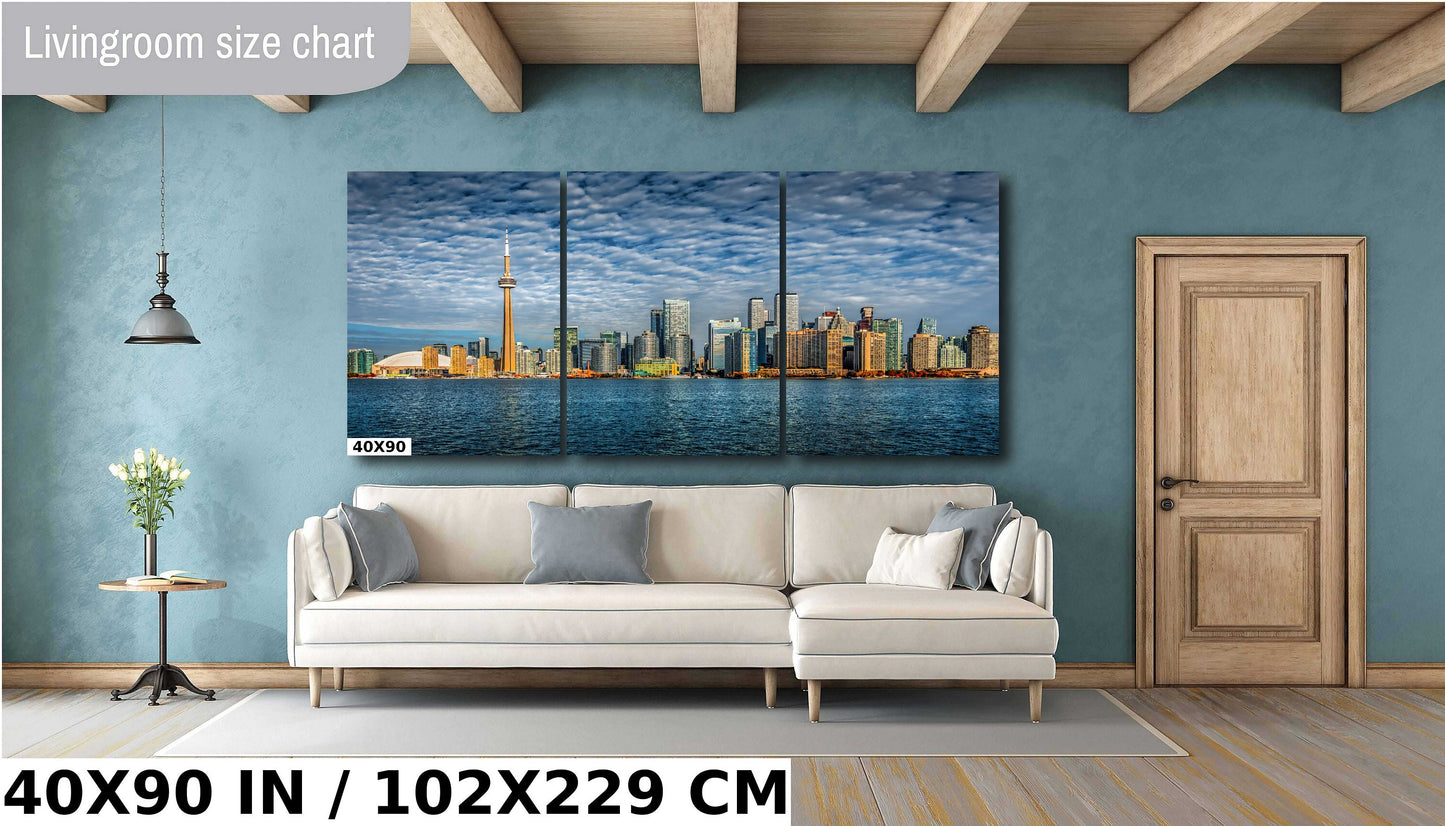 Toronto skyline print, CN Tower, Rogers Centre, Toronto waterfront, cityscape, urban photography, Toronto photo, Toronto architecture