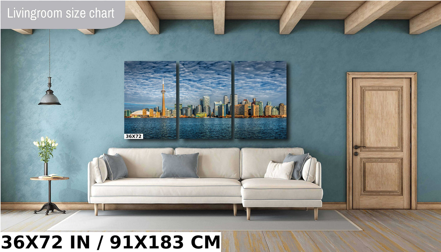 Toronto skyline print, CN Tower, Rogers Centre, Toronto waterfront, cityscape, urban photography, Toronto photo, Toronto architecture