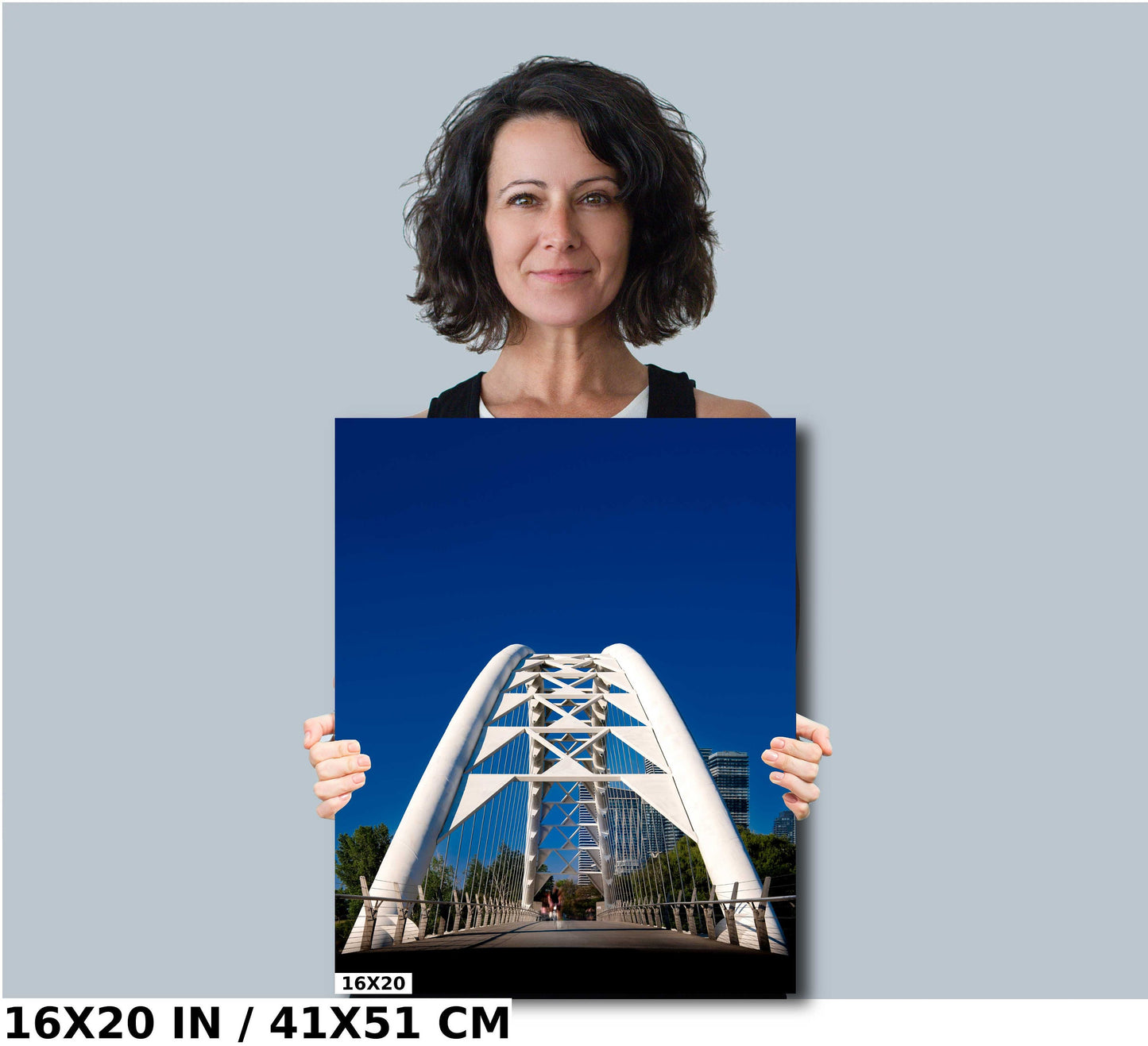 Humber Bay Arch Bridge, Bridge architecture, Canvas Print, Toronto Waterfront, Large Wall Art, Photo decor, Suspension Bridge, Toronto Art