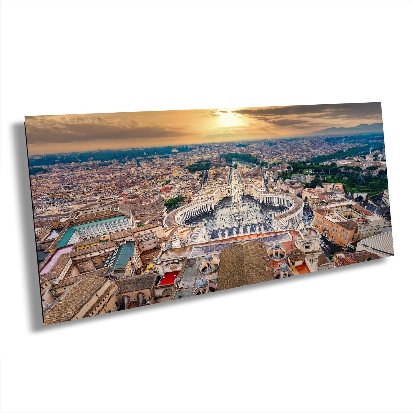 Rome Vatican Morning Sunrise, Landscape, Vatican City, Gift, Large Art Decor, Architecture, Sunrise, Religious Building