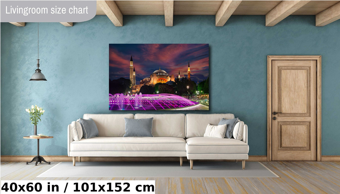 Hagia Sophia, Grand Mosque, Istanbul Wall Art, Fine Art print, Photo Art, Istanbul Turkey Photography, Architecture Print, Wall Art travel,