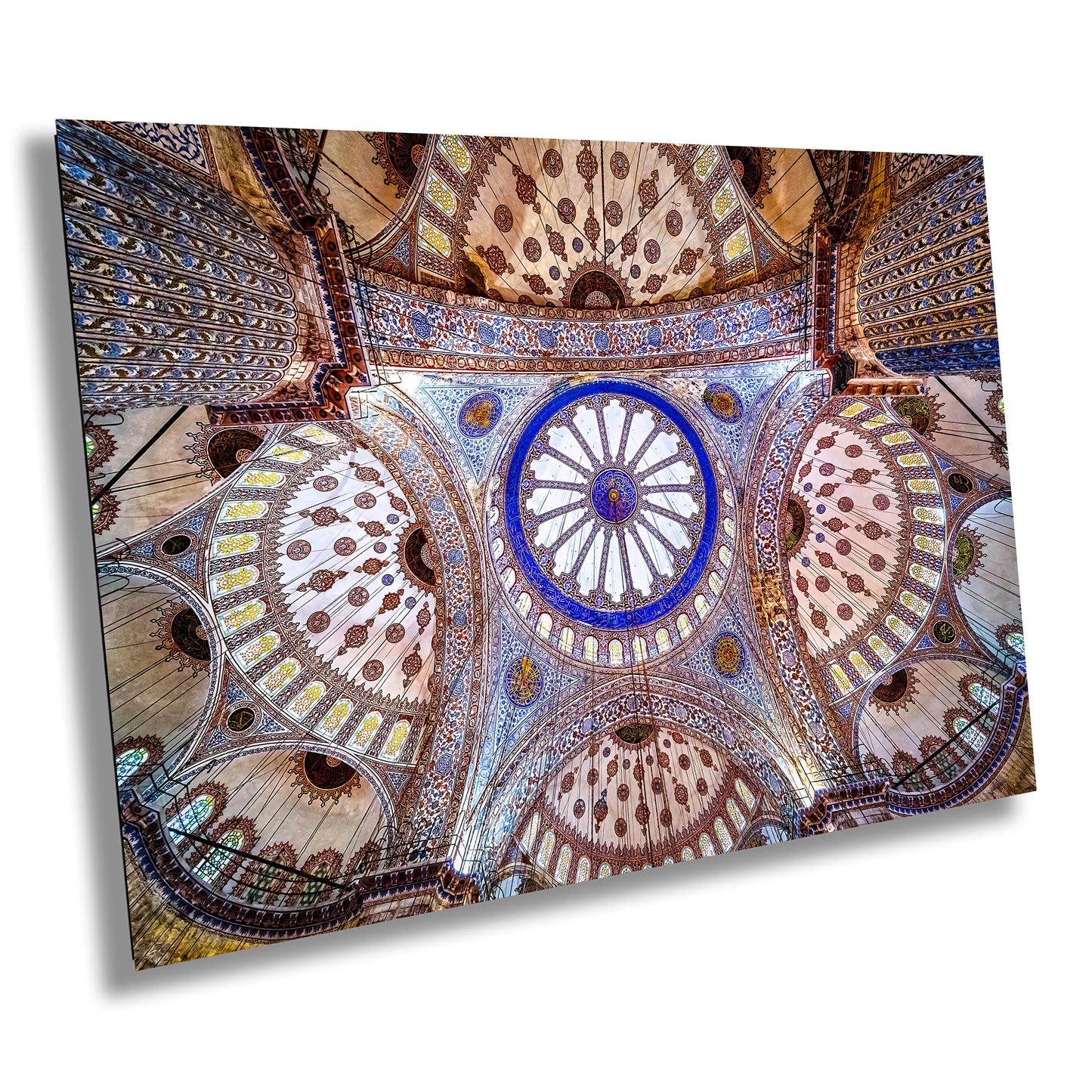 Blue Mosque photo, Istanbul art, mosque interior, architectural print, Islamic art, travel photography, blue tiles, ceiling decor, Turkish art, mosque ceiling, travel art, wall decor, mosque print