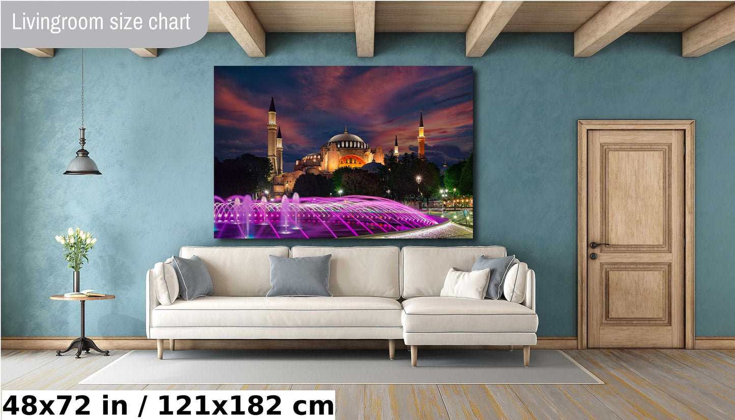 Hagia Sophia, Grand Mosque, Istanbul Wall Art, Fine Art print, Photo Art, Istanbul Turkey Photography, Architecture Print, Wall Art travel,