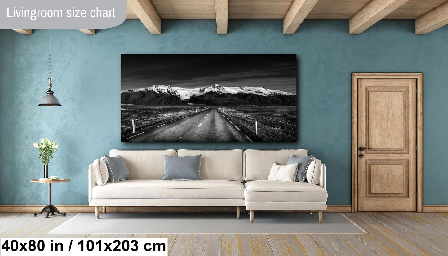 Iceland Landscape Photo, Volcanic Mountains, Golden Grass, Black Soil, Snow-Capped Peaks, Nature Photography, Iceland Wall Art, Tranquil Beauty, Spiritual Experience