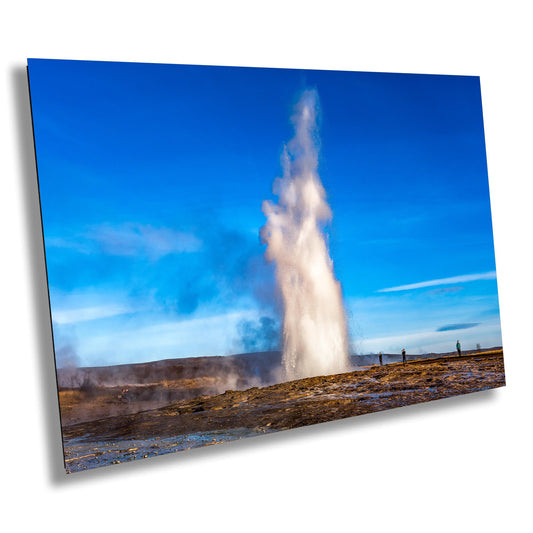 Strokkur Geyser, Iceland Photography, Golden Circle Art, Sunrise Photo, Nature Art, Geyser Eruption