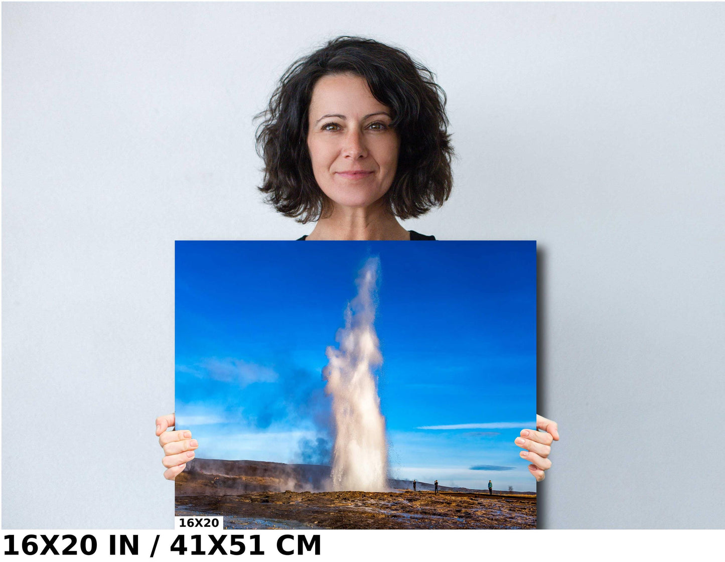 Strokkur Geyser, Iceland Photography, Golden Circle Art, Sunrise Photo, Nature Art, Geyser Eruption