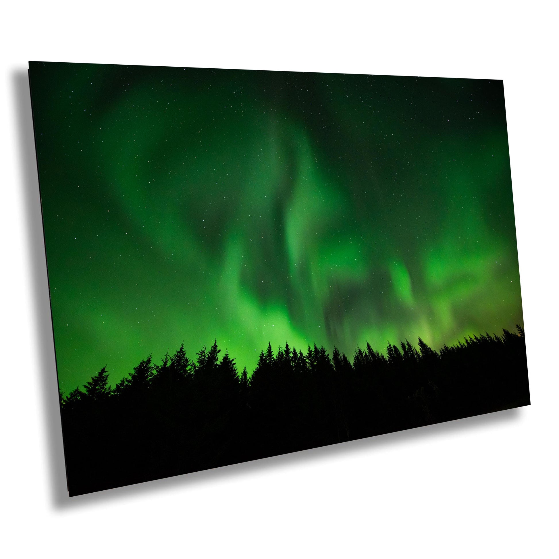 aurora borealis photo, iceland northern lights, magical night sky art, celestial iceland wall decor, green lights photo art