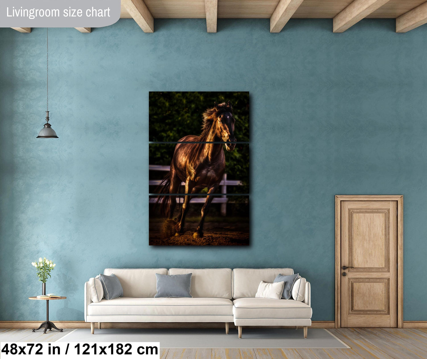 Horse Wall Art, Equine Elegance, Equestrian, Wall Art, photography, Painterly Art, Decor, Canvas Print, Printed Wall Art, Brown Horse Print