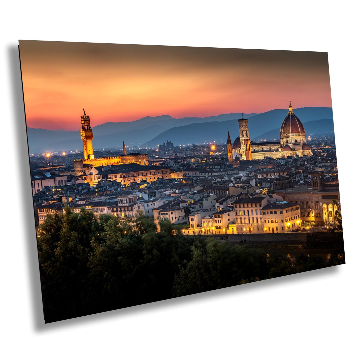 Florence Italy Canvas Art, Duomo Florence Photo, Gift, Vibrant Sunset Cityscape, Tuscany Souvenir Canvas Print, Italy Travel Art, Italy art