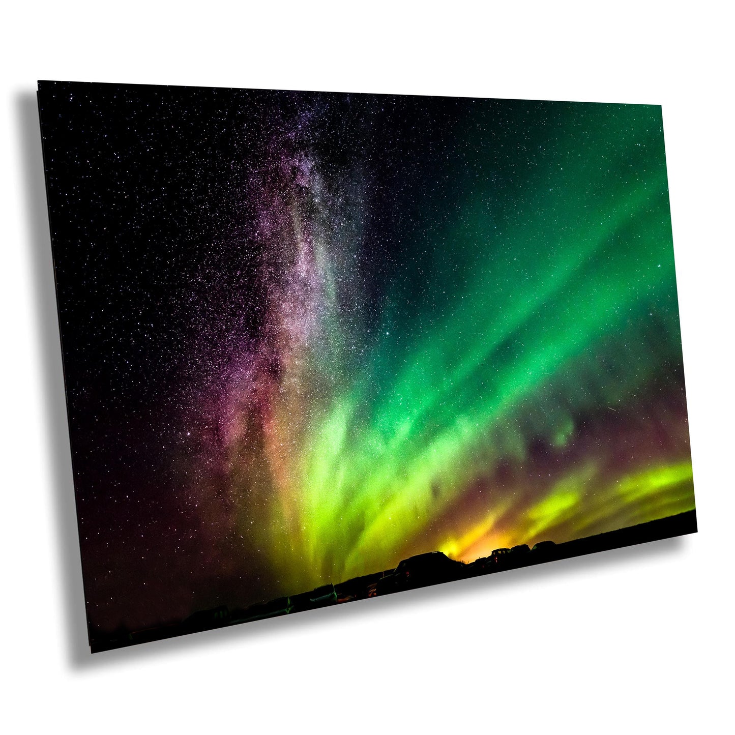 Iceland Milky Way Canvas, Landscape Image, Photo Art, Canvas Print, Home Decor, Wall Art, Iceland, Nature Art, Aurora Borealis