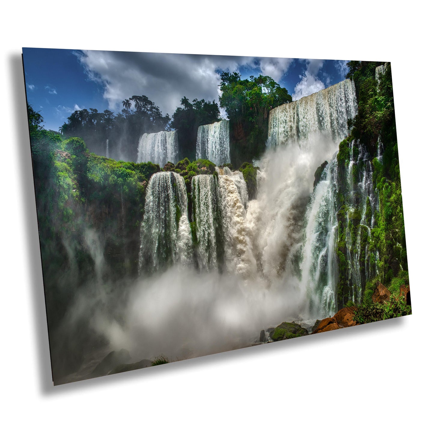 Iguazu Falls on Canvas, Waterfalls Image, Photo Art, Canvas Print, Waterfalls Photography, Nature Art |