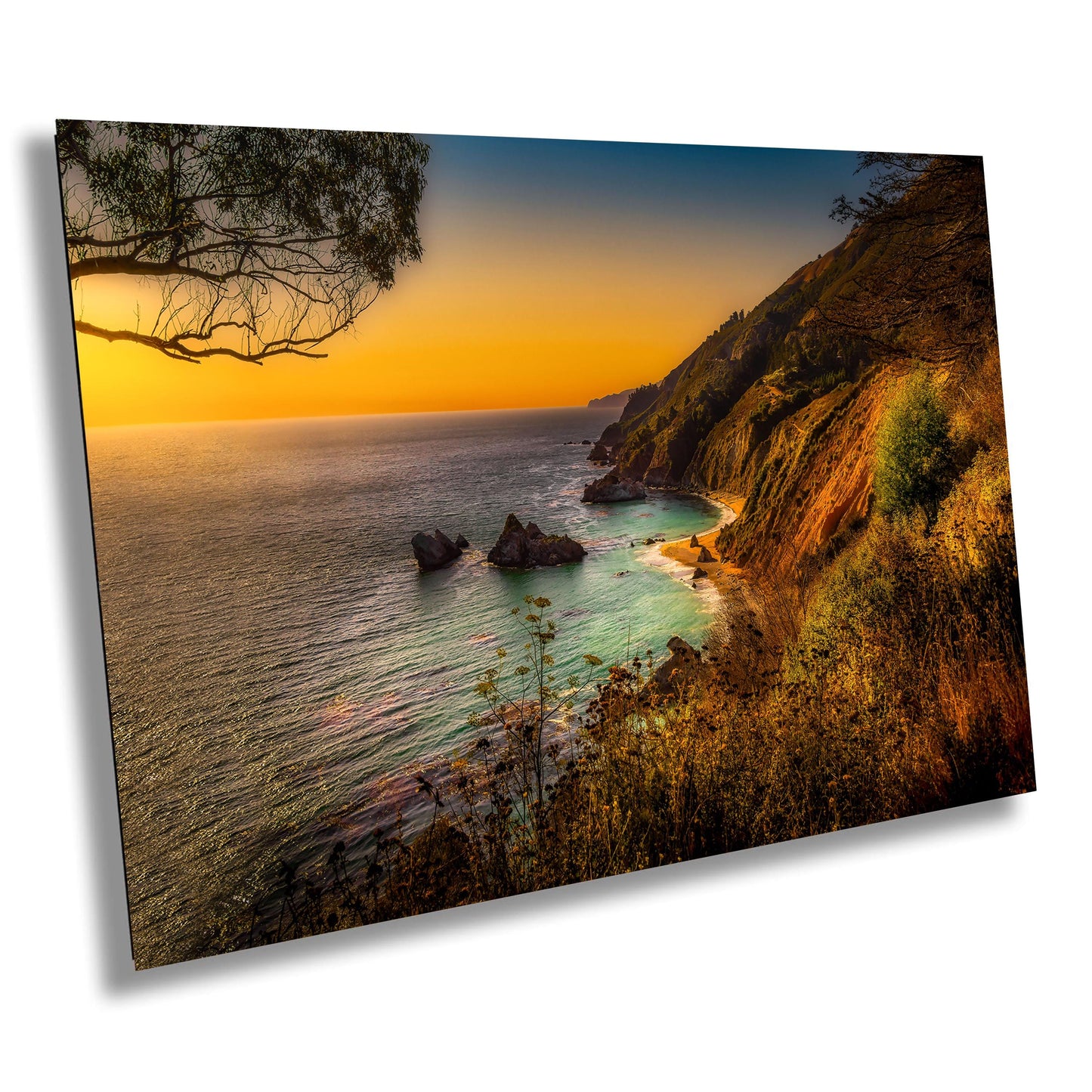 Big Sur Coast Sunset Canvas Print, California Beach Image, Canvas Wall Art, California Sunset, Pacific Coast Photography, Travel Photography