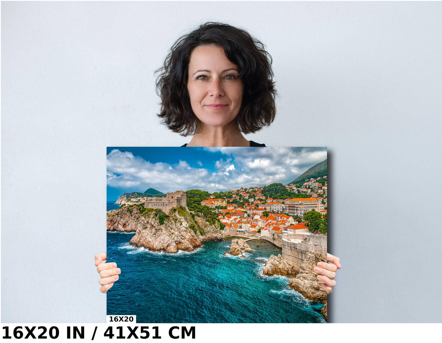 Dubrovnik Croatia Canvas Print, Dubrovnik Cityscape Photo, Photo Art, Canvas Wall Art, Adriatic Coast Photography