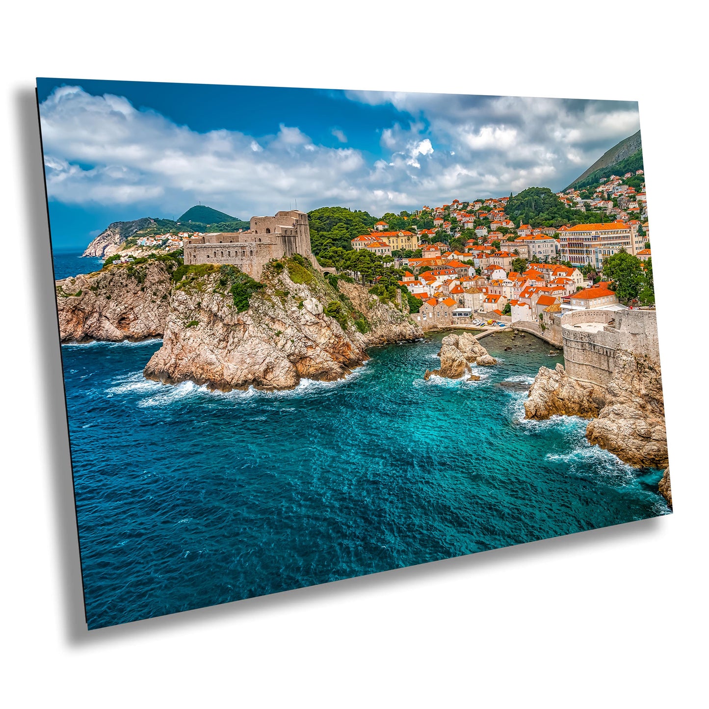 Dubrovnik Croatia Canvas Print, Dubrovnik Cityscape Photo, Photo Art, Canvas Wall Art, Adriatic Coast Photography