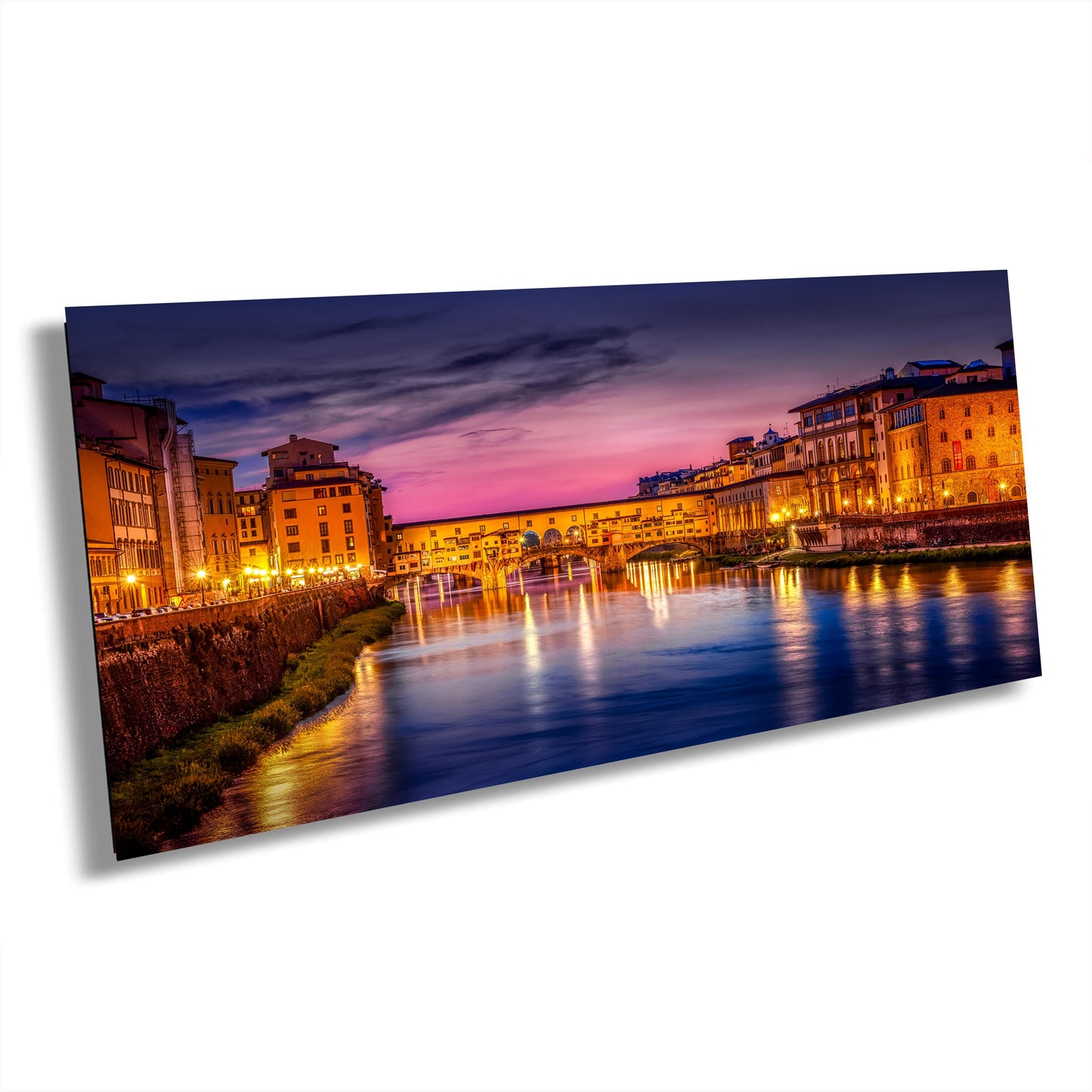 Florence Italy Canvas Art, Historic Florence Artwork, Gift, Ponte Vecchio Bridge, Souvenir Canvas Print, Italy Travel Art