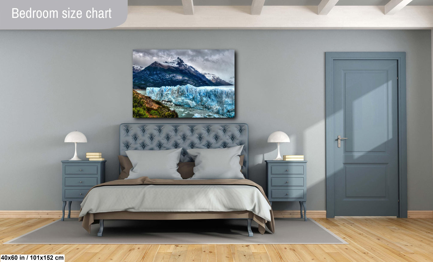 Patagonia Glacier Print, Perito Moreno Glacier Wall Art, Patagonia, Landscape Photograph, Canvas Print, Argentina Wall Art