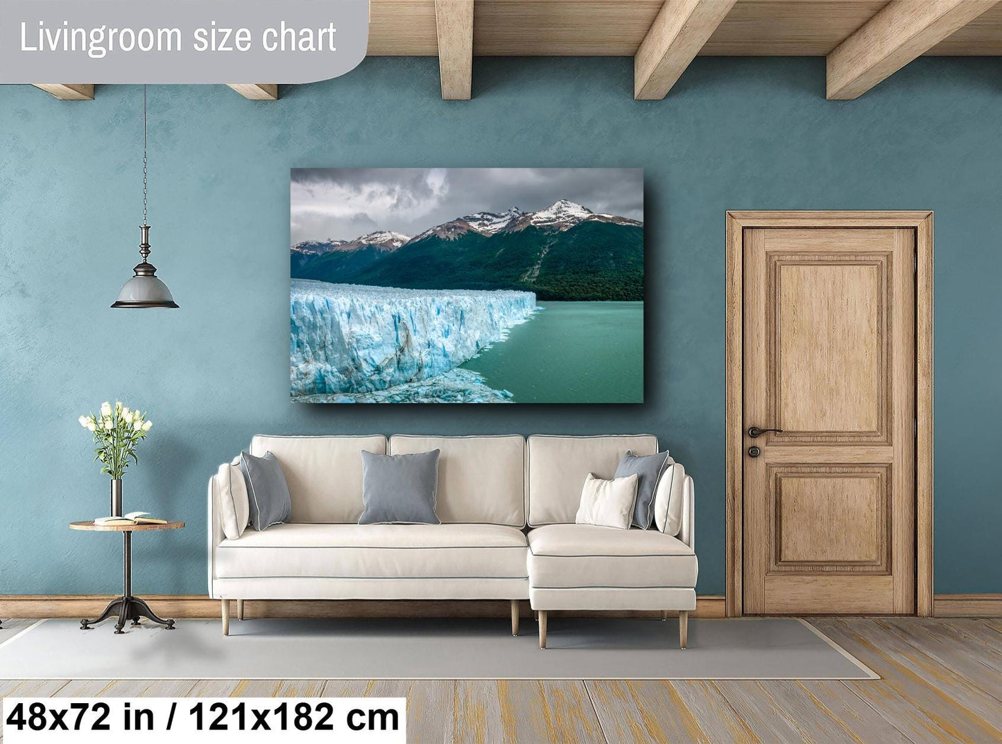 Perito Moreno Print, Patagonia Wall Art, Landscape Photograph, Canvas Print, Canvas Wall Art, Argentina Photography, Glacier