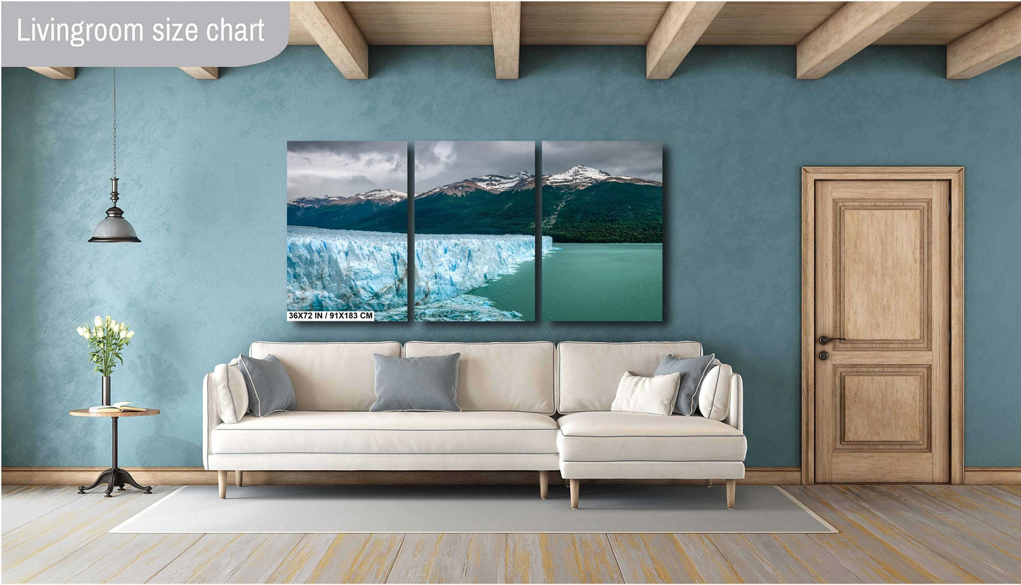 Perito Moreno Print, Patagonia Wall Art, Landscape Photograph, Canvas Print, Canvas Wall Art, Argentina Photography, Glacier